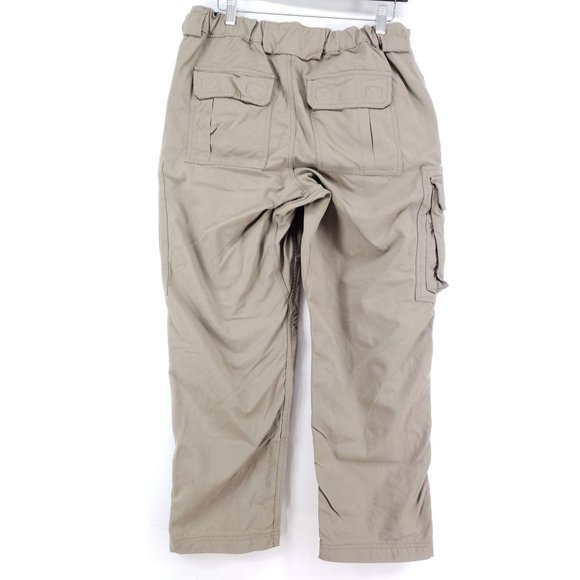 Duluth Trading Cargo Pants Men's Size Medium x 28 Tan Gusseted - Picture 2 of 10